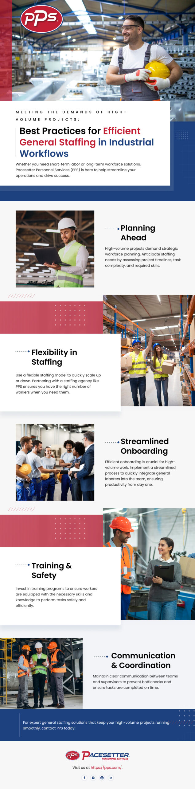 General Staffing in Industrial Workflows