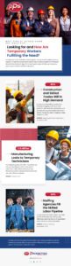 Temporary Workers Fulfilling the Need